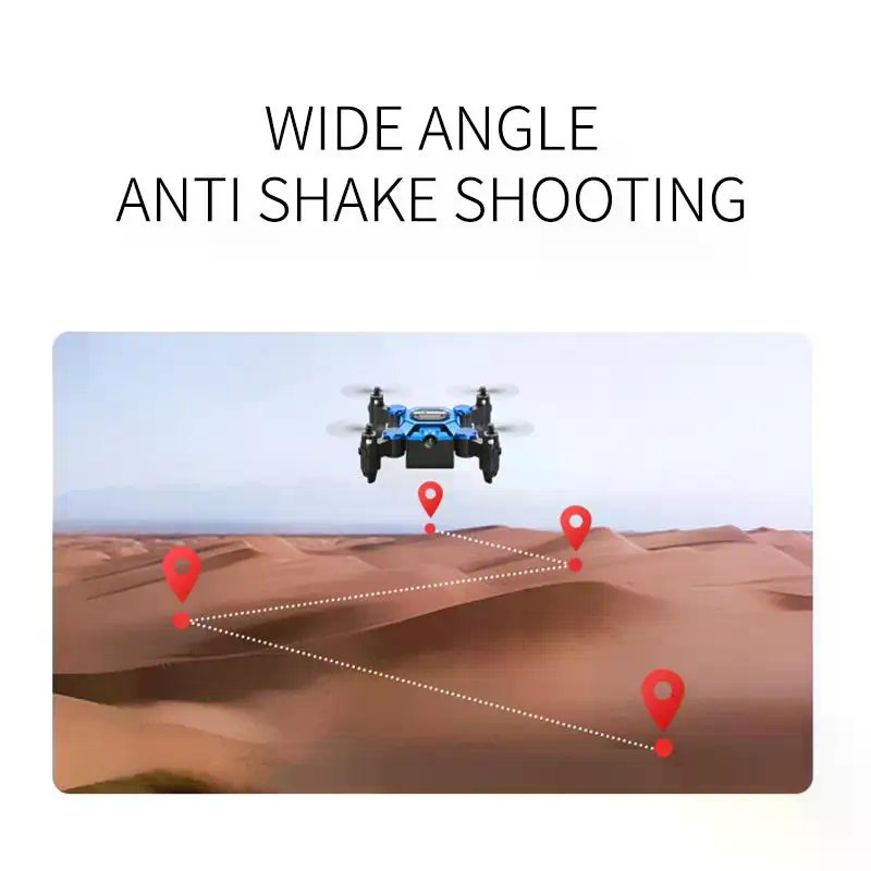 Drone Video Production - Mini Foldable Pocket Drone with Camera
