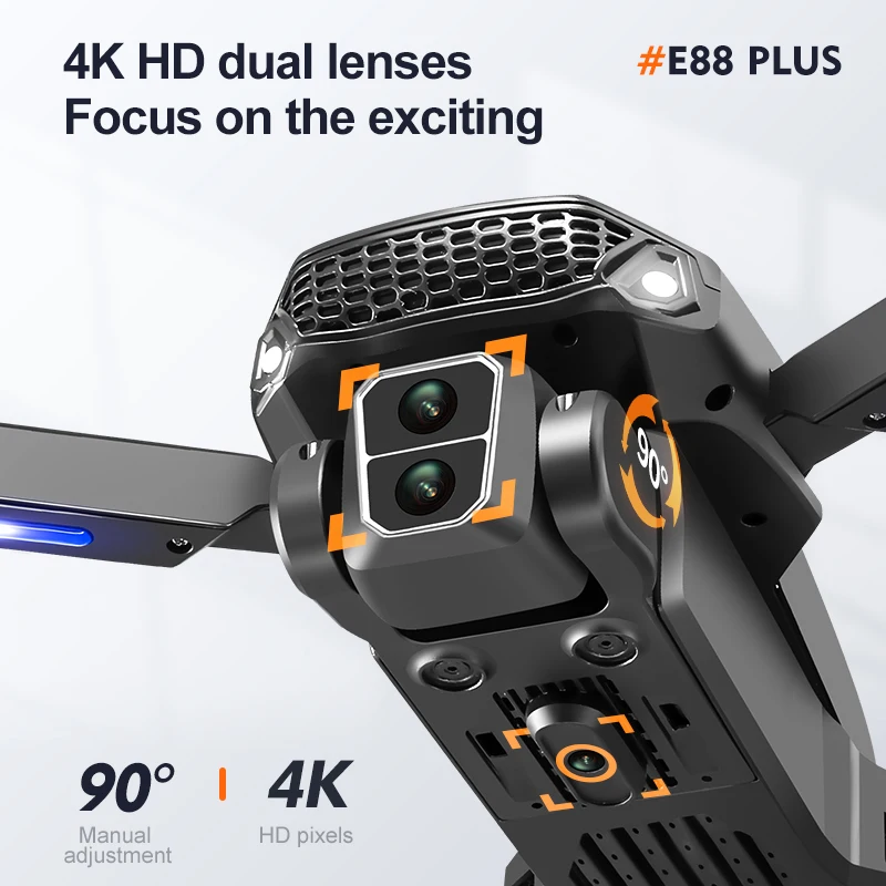 New E88 Plus Quadcopter Drone: - Drone Aerial Photography incelemesi ve fiyatı