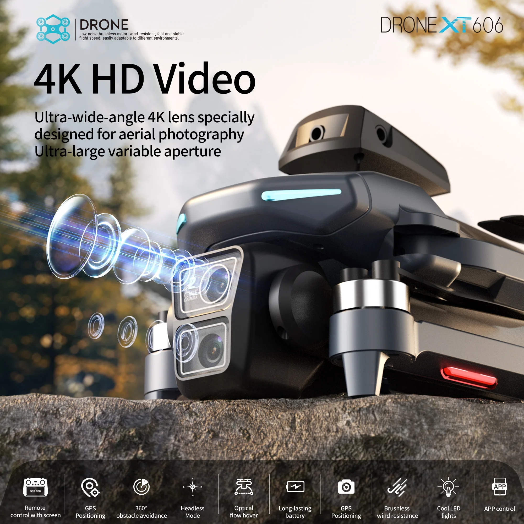Lenovo XT606 MAX GPS Drone 4k  - Drone Mapping incelemesi ve fiyatı