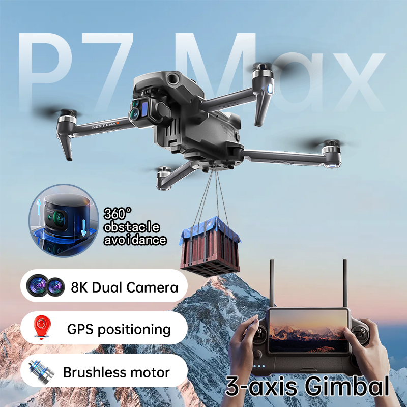 NEW P7 Max Drone 8K Camera GPS - Drone Surveying incelemesi ve fiyatı