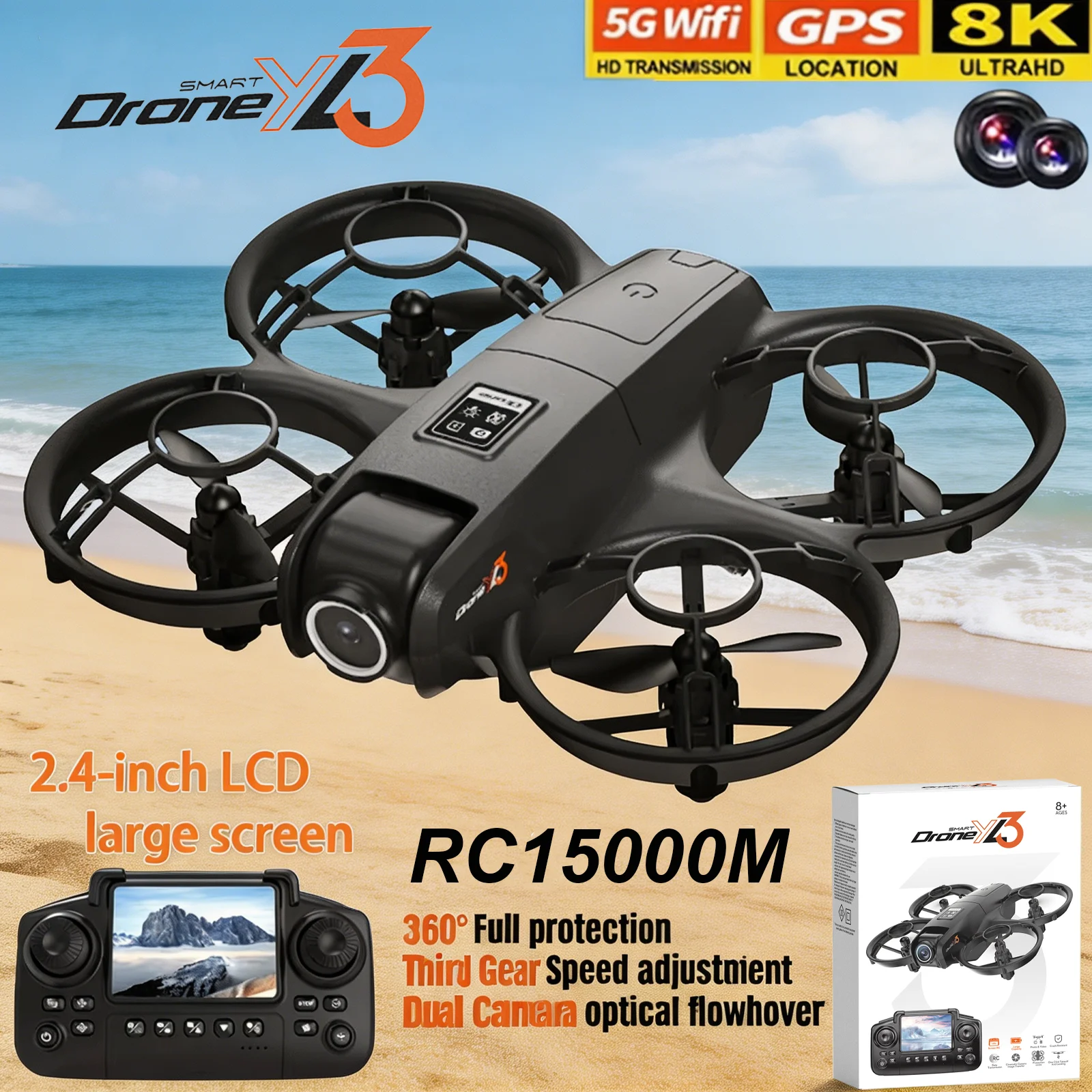 New YL3 RC Drone 8K 1080P Wide - Drone Mapping incelemesi ve fiyatı